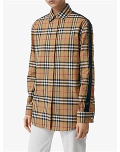 Рубашка в клетку Vintage Check с атласными вставками Burberry