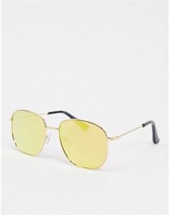 Желтые солнцезащитные очки New look