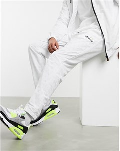 Белые спортивные брюки с принтом x Smiley Ellesse