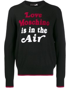 Свитер с принтом Love moschino