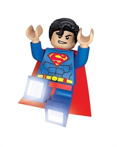 Фонарик ночник Superman на подставке Lego