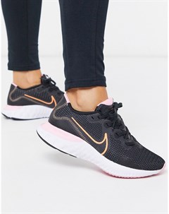 Черные кроссовки Renew Run Nike running