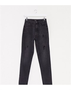 Черные джинсы в винтажном стиле с завышенной талией Vero moda tall