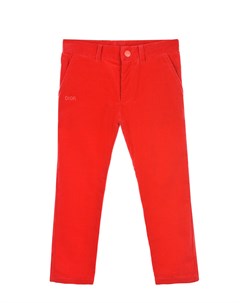Красные вельветовые брюки детские Dior
