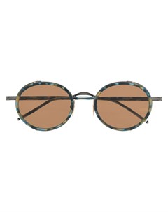 Солнцезащитные очки с эффектом черепашьего панциря Thom browne eyewear
