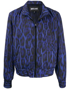 Куртка с леопардовым принтом на молнии Just cavalli