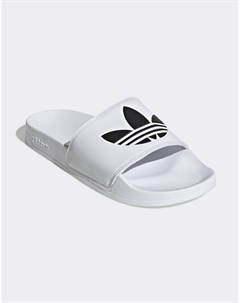 Белые шлепанцы adilette Lite Adidas originals