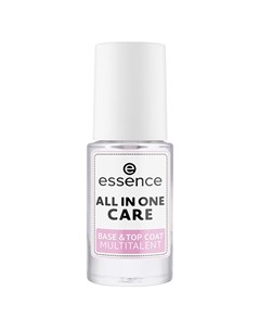 Базовое и верхнее покрытие для ногтей BASE TOP COAT MULTITALENT all in one care ухаживающее 8 мл Essence