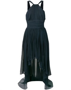 Платье с оборками и вырезом халтер Stella mccartney