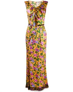 Платье с цветочным принтом Nina ricci pre-owned