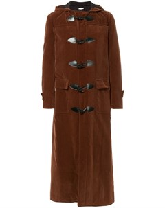 Бархатное длинное пальто Comme des garçons pre-owned