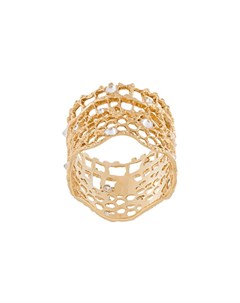 Кольцо Vintage Lace из желтого золота с бриллиантами Aurélie bidermann