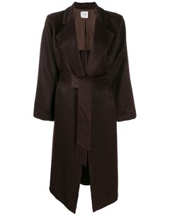 Однобортное пальто с поясом Forte forte