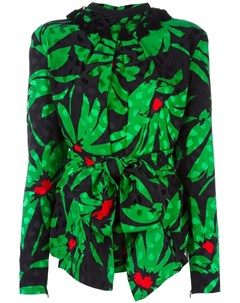 Блузка с растительным принтом Balenciaga pre-owned