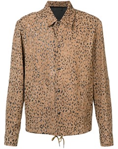 Куртка рубашечного фасона с леопардовым принтом Alexander wang