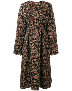 Жаккардовое платье миди с цветочным узором 08sircus