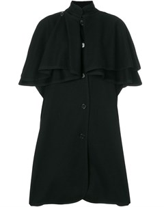 Пальто средней длины с накидкой Yves saint laurent pre-owned