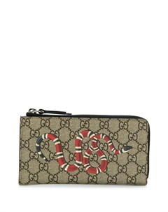 Кошелек с принтом Kingsnake и узором GG Supreme Gucci