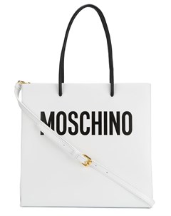 Монохромная сумка тоут Moschino