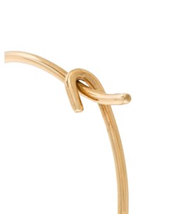 Серьга кольцо Louball из розового золота с сапфирами Asherali knopfer