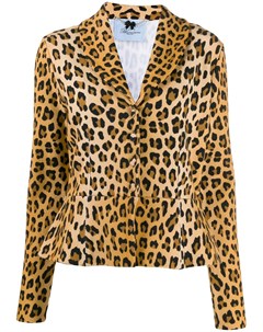 Пиджак с леопардовым принтом Blumarine