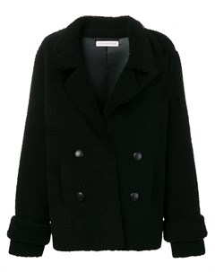 Двубортное пальто с отделкой Inès & maréchal
