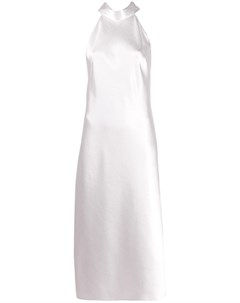 Укороченное платье Sienna с эффектом металлик Galvan