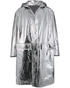 Однобортное пальто с капюшоном Jil sander