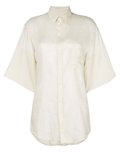 Прозрачная рубашка свободного кроя с короткими рукавами Wales bonner