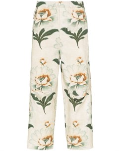 Укороченные брюки с цветочным принтом By walid