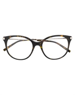 Массивные солнцезащитные очки черепаховой расцветки Boucheron eyewear