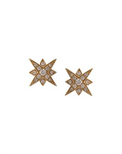 Золотые серьги Star с бриллиантами Marchesa