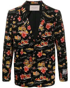 Пиджак с цветочным узором Buscemi