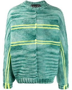 Полосатый свитер с круглым вырезом Martine rose