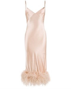 Платье Mia с отделкой перьями Gilda & pearl
