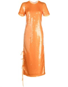 Платье с пайетками и завязками Prabal gurung