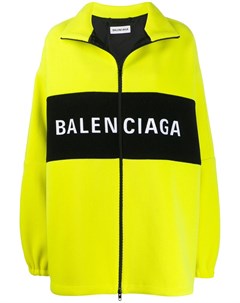 Куртка оверсайз на молнии с логотипом Balenciaga