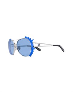 Солнцезащитные очки в оправе с шипами Philipp plein