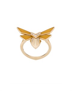 Золотое кольцо Winged Bug с бриллиантами Stephen webster