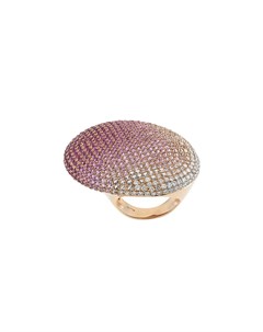 Кольцо из розового золота с сапфирами и бриллиантами Gavello