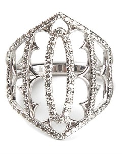 Кольцо из белого золота с бриллиантами Loree rodkin