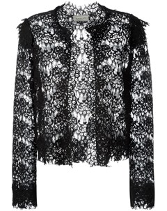 Кружевной укороченный пиджак Lanvin