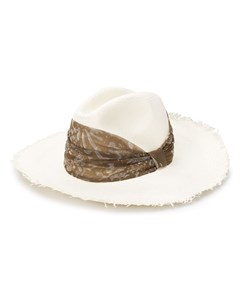 Соломенная шляпа с шарфом Brunello cucinelli