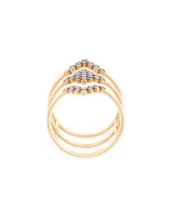 Тройное кольцо с бриллиантами Yannis sergakis
