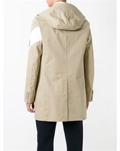 Однобортное пальто Moncler grenoble