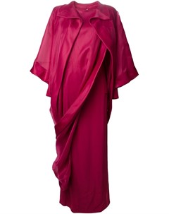 Асимметричное платье в пол из шифона Givenchy pre-owned