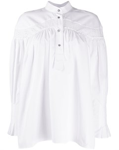 Присборенная блузка с длинными рукавами Cedric charlier