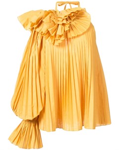 Плиссированная блузка с открытым плечом Rosie assoulin
