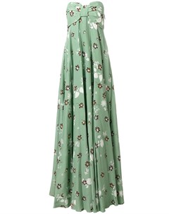 Платье с цветочным узором Valentino