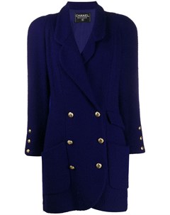 Двубортное пальто 1980 х годов Chanel pre-owned